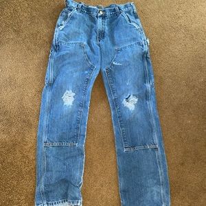 Relaxed Fit Carharratt distressed denim jeans 33x32